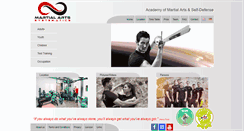 Desktop Screenshot of martial-arts.at